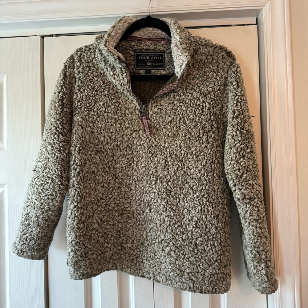 True Grit Kids Large Pullover Quarter Zip